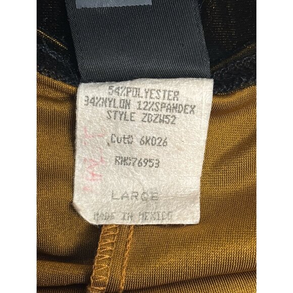 Vintage whimsigoth Black & Gold Ombre Velvet Cap Sleeve Midi Dress - Picture 8 of 11